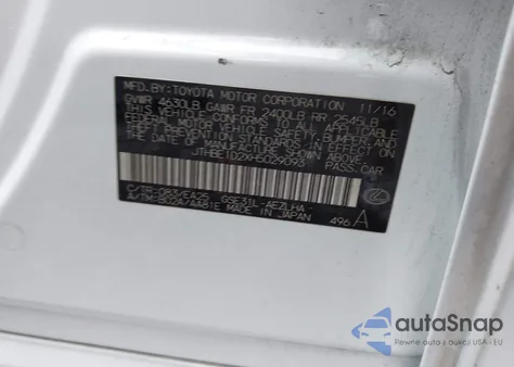 2017 Lexus Is 350 z USA, uszkodzony, nr VIN JTHBE1D2XH5029093